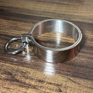 Mikuta Silver Metal Bracelet | Cuff